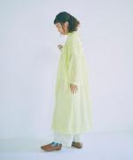 コットンラミースラブローン　2wayワンピース